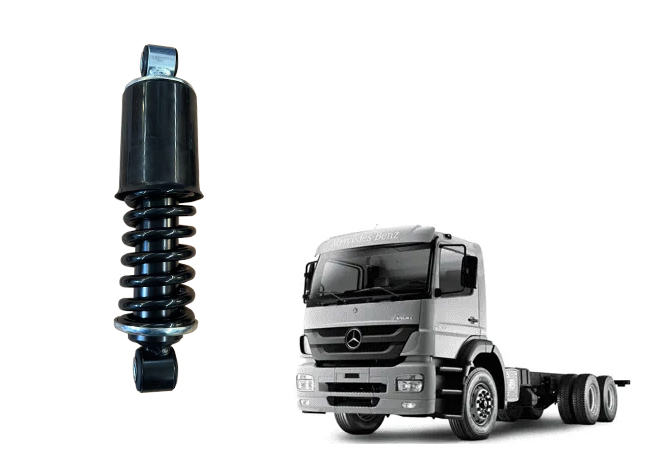 Absorbeur d'amortisseur de camion 9438902319 9428903119 pour Mercedes Benz Actros