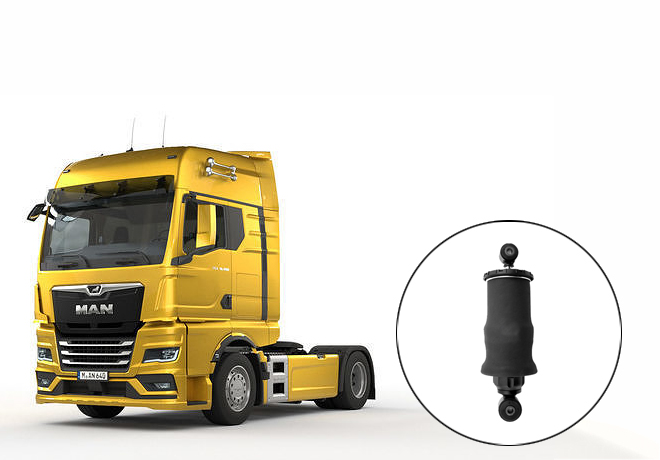 Gasdrukschokdemper voor man Steyr 81417226084 81.41722-6076 81.41722.6076 81417226076