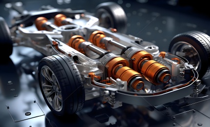 Undersyk foarútgong en takomstige ûntwikkeling trends fan automotive ophingingssystemen